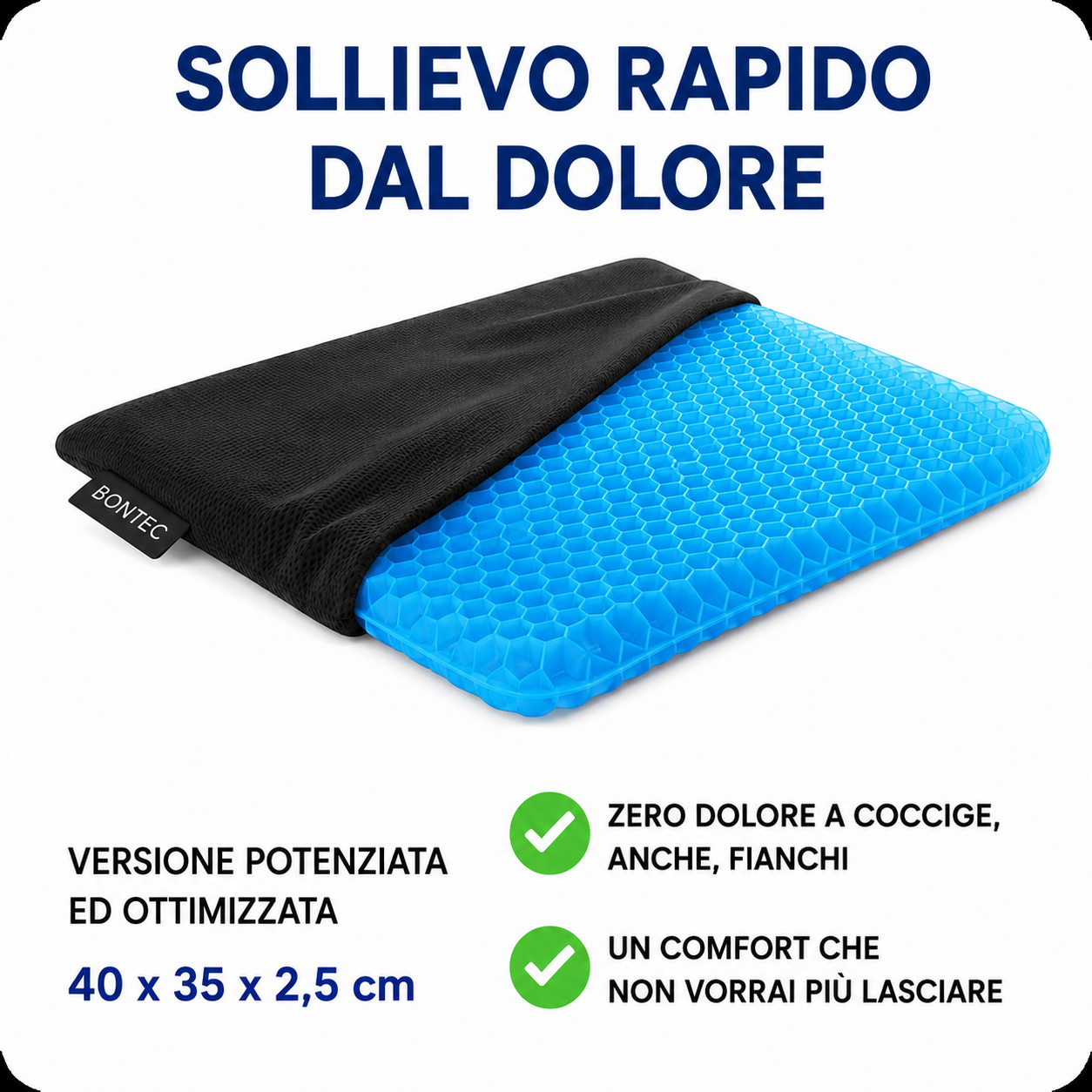 Cuscino Ergonomico in Gel Therafit