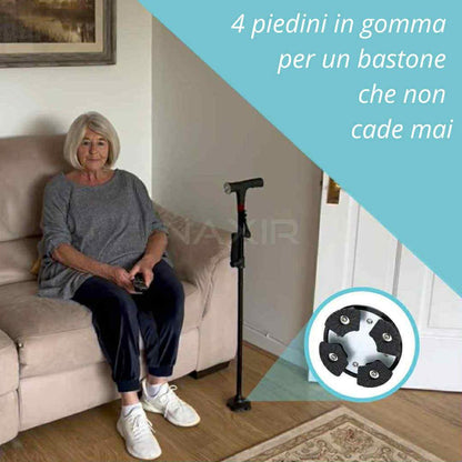 Therafit Passo Sicuro™ — Bastone da passeggio regolabile