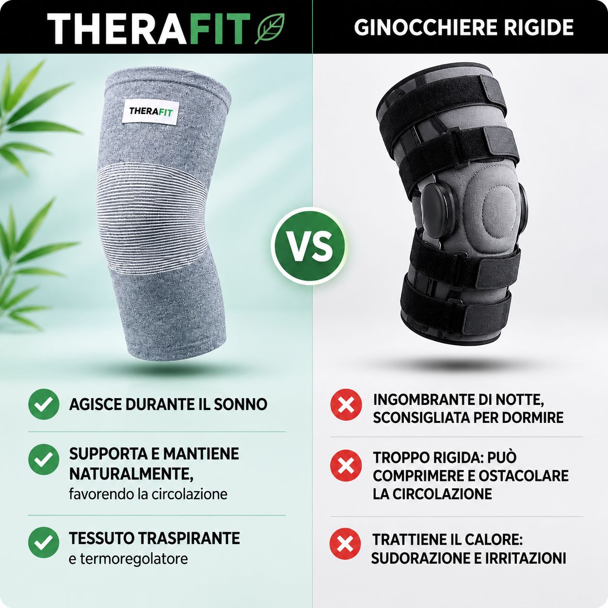Ginocchiera Therafit Relax™ — Sollievo naturale per le ginocchia