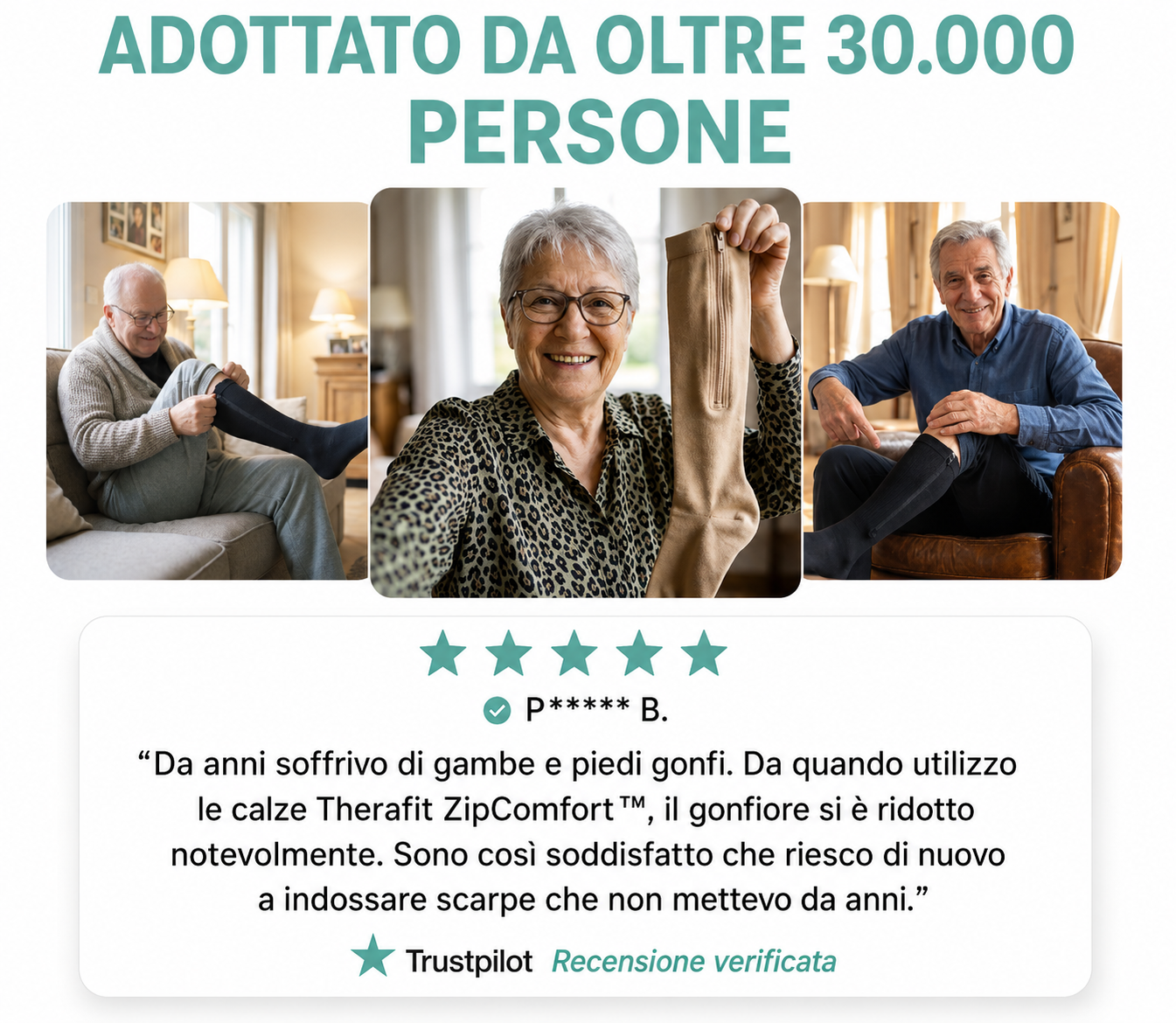 Therafit ZipComfort™ – Calze a Compressione con Cerniera